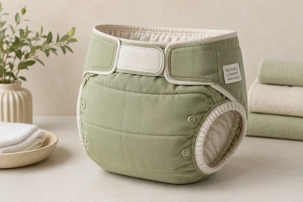 Reusable adult diapers